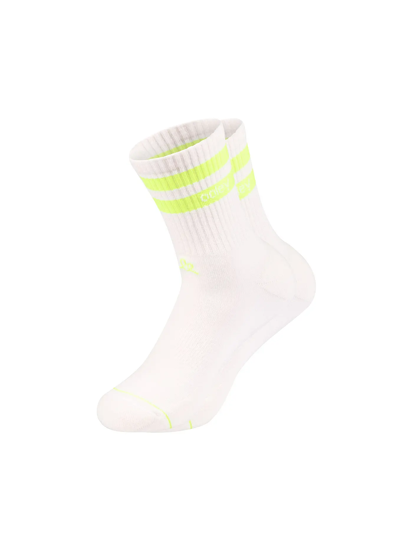 OOLEY | Socken STREETMOOD lilac glitter | weiss